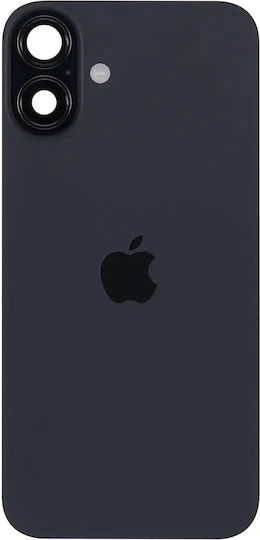 Sticlă Spate Cu Magnet Magsafe Nfc Și Lanternă Flex iPhone 16 Plus Original Oem Negru