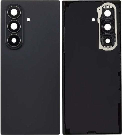 Back Cover Glass Camera Lens Samsung Galaxy Z Fold 7 5g No Logo Aftermarket Plus Jet Black