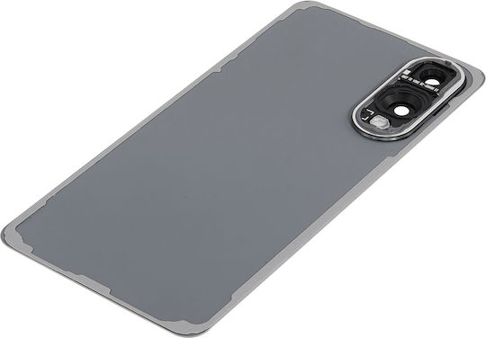 Задно Стъкло Капак Обектив Камера Samsung Galaxy S25 Edge Без Лого Следпазарен Плюс Титаниево Сребрист