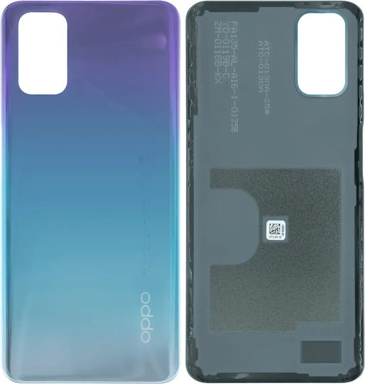 Back Cover Glass Oppo A72 2020 Service Pack Sky Blue