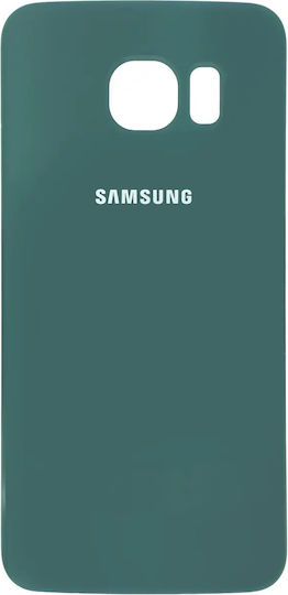 Back Cover Glass Samsung Galaxy S6 Edge Service Pack Green