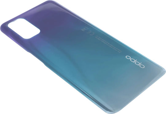 Back Cover Glass Oppo A72 2020 Service Pack Sky Blue