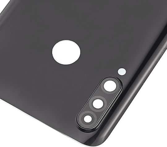 Rückseitenabdeckung Glas Kamera Linse Huawei P30 Lite Nova 4e 6GB RAM Ohne Logo Mitternachts Schwarz