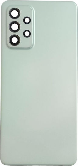 Задно Стъкло Капак Обектив Камера Samsung Galaxy A52s A528 2021 Сервизен Комплект Страхотен Ментов Зелен