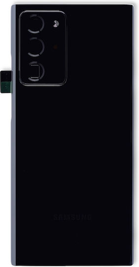 Back Cover Glass Camera Lens Samsung Galaxy Note 20 Ultra Service Pack Mystic Black