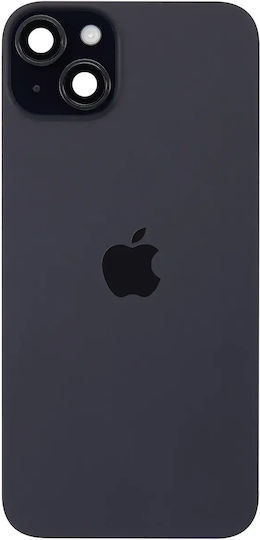 Back Glass W Magsafe Magnet & Nfc & Flashlight Flex Iphone 15 Plus Service Pack Black