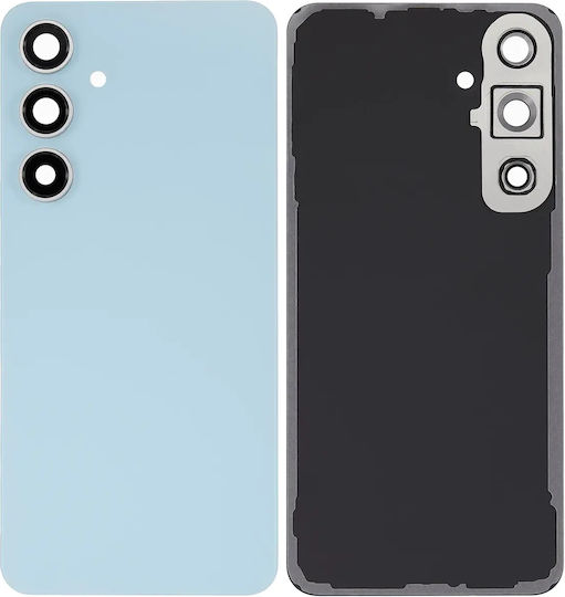 Sticlă Spate Capac Lentilă Cameră Samsung Galaxy S24 Fe Fără Logo Aftermarket Plus Albastru