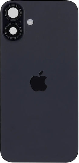 Rückglas W Magsafe Magnet Nfc & Taschenlampe Flex iPhone 16 Plus Service Pack Schwarz