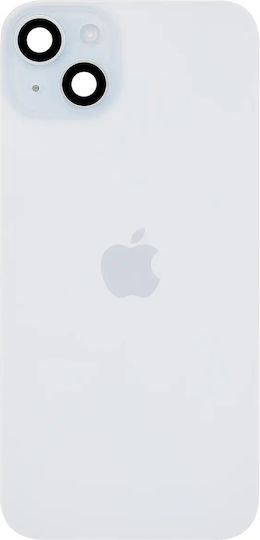 Back Glass W Magsafe Magnet & Nfc & Flashlight Flex Iphone 15 Plus Service Pack Blue