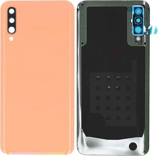 Back Cover Glass Camera Lens Samsung Galaxy A50 A505 2019 Service Pack Orange