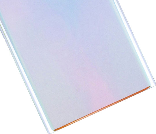 Back Cover Glass Camera Lens Samsung Galaxy Note 10 Service Pack Aura Glow Silver