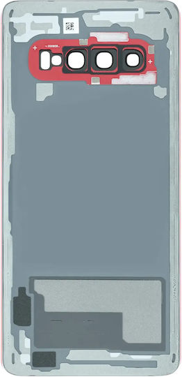 Задно Стъкло Капак Samsung Galaxy S10 Сервизен Комплект Червен