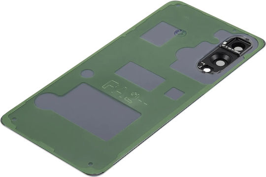 Back Cover Glass Camera Lens Samsung Galaxy S25 Edge No Logo Aftermarket Plus Titanium Icyblue