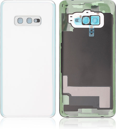 Back Cover Glass Camera Lens Samsung Galaxy S10e Service Pack Prism White