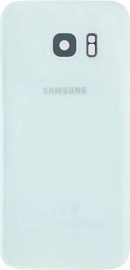 Back Cover Glass Samsung Galaxy S7 Service Pack White