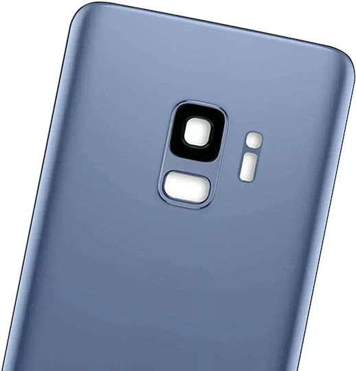Back Cover Glas Kameraobjektiv Samsung Galaxy S9 Service Pack Korallenblau