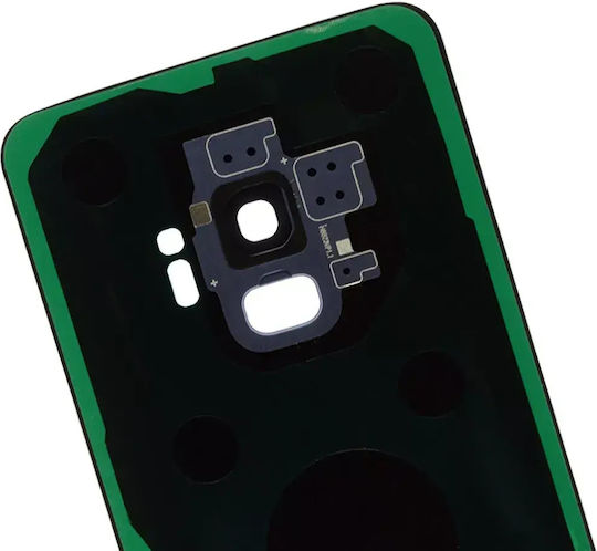 Back Cover Glas Kameraobjektiv Samsung Galaxy S9 Service Pack Korallenblau