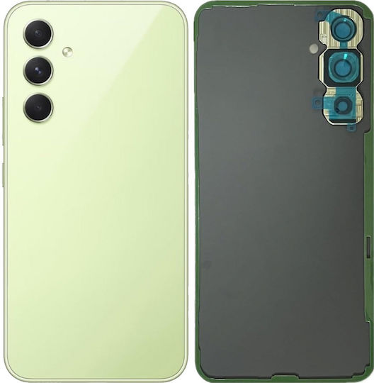 Geam Spate Carcasă Lentilă Cameră Samsung Galaxy A54 5g A546 2023 Service Pack Verde Lime