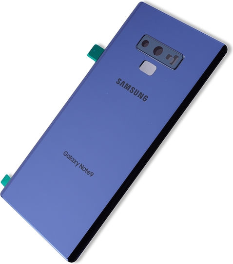Заден Капак Стъкло Обектив Камера Samsung Galaxy Note 9 Сервизен Комплект Океанско Синьо