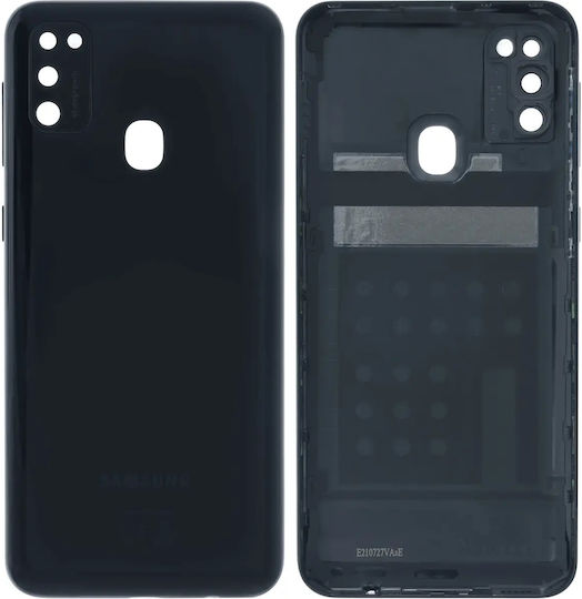 Back Cover Camera Lens Samsung Galaxy M21 M215 2020 Service Pack Black