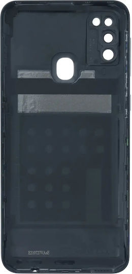 Back Cover Camera Lens Samsung Galaxy M21 M215 2020 Service Pack Black