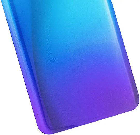 Sticlă Capac Spate Lentilă Cameră Huawei P30 Lite Nova 4e 6gb Ram Fără Logo Albastru Păun
