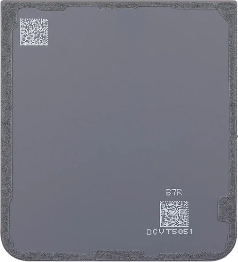 Bottom Back Cover Glass Samsung Galaxy Z Flip 7 Fe 5g No Logo Aftermarket Plus White