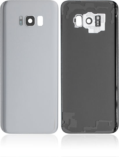 Capac Spate Sticlă Lentilă Cameră Samsung Galaxy S8 Plus Pachet Service Argintiu Arctic