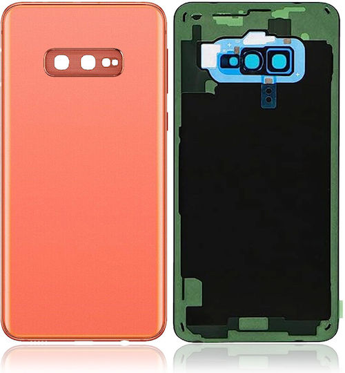 Back Cover Glass Camera Lens Samsung Galaxy S10e Service Pack Flamingo Pink