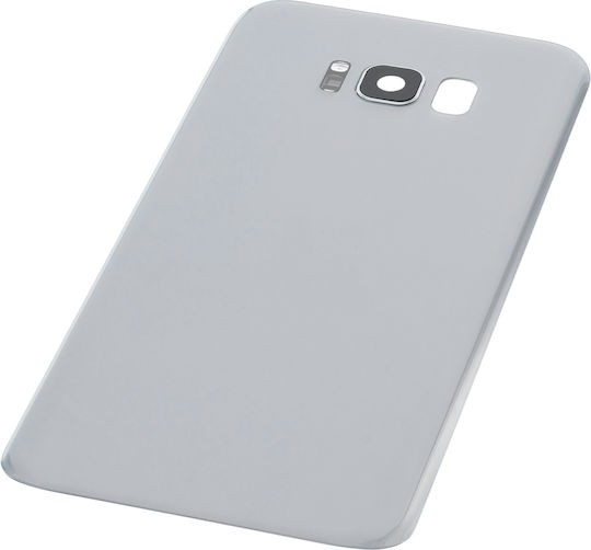 Capac Spate Sticlă Lentilă Cameră Samsung Galaxy S8 Plus Pachet Service Argintiu Arctic