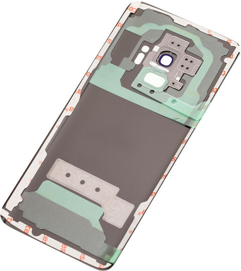 Sticlă Capac Spate Lentilă Cameră Samsung Galaxy S9 Fără Logo Aftermarket Plus Argintiu