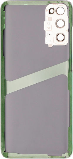 Back Cover Glass Camera Lens Samsung Galaxy S20 5g No Logo Aftermarket Plus Cloud White
