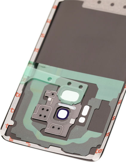 Sticlă Capac Spate Lentilă Cameră Samsung Galaxy S9 Fără Logo Aftermarket Plus Argintiu