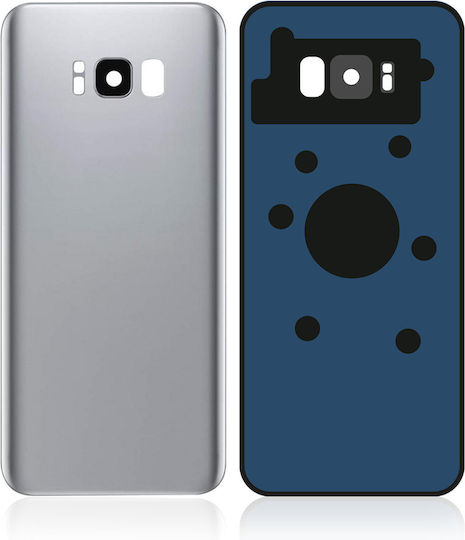 Заден Капак Стъклен Обектив За Камера Samsung Galaxy S8 Без Лого Следпазара Плюс Арктическо Сребристо