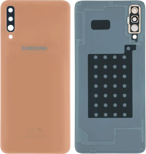 Capac Spate Lentilă Cameră Samsung Galaxy A70 A705 2019 Pachet Service Portocaliu
