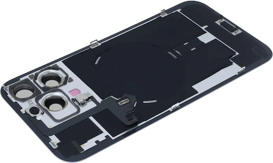 Back Glass W Magsafe Magnet & Nfc & Flashlight Flex Iphone 16 Pro Max Service Pack Natural Titanium