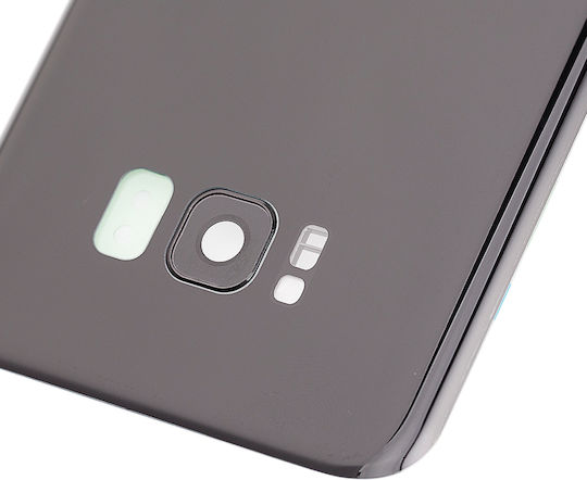 Back Cover Glass Camera Lens Samsung Galaxy S8 Plus Service Pack Midnight Black
