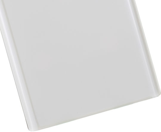 Rückseitiges Glas Kameralinse Samsung Galaxy Note 10 Ohne Logo Aftermarket Plus Aura Weiß