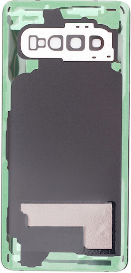 Back Cover Glass Kameraobjektiv Samsung Galaxy S10 Service Pack Prisma Weiß