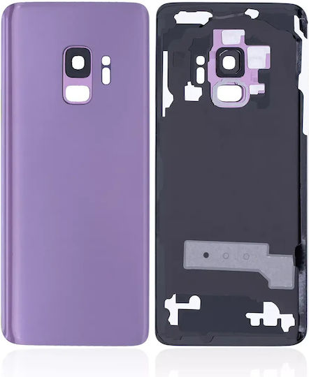 Rückseitiges Glas Kameraobjektiv Samsung Galaxy S9 Service Pack Lila Purpur