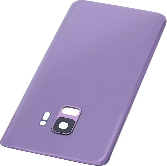 Rückseitiges Glas Kameraobjektiv Samsung Galaxy S9 Service Pack Lila Purpur