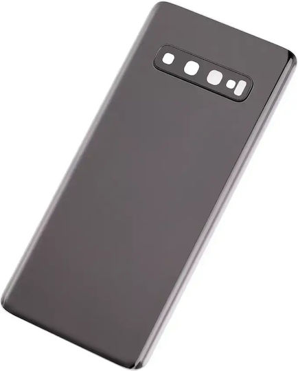 Rückseitiges Glas Kameraobjektiv Samsung Galaxy S10 Service Pack Prisma Schwarz