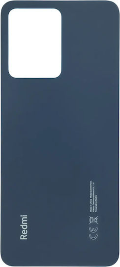 Back Cover Glass Xiaomi Redmi Note 12 4g Service Pack Onyx Gray