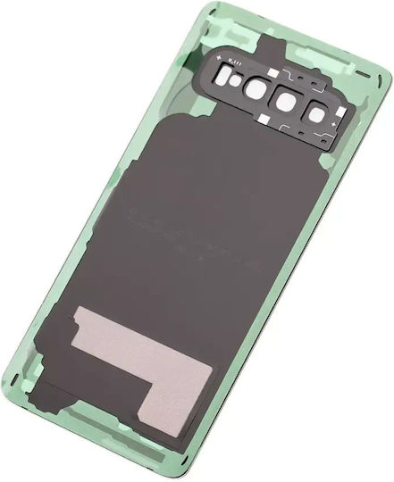 Rückseitiges Glas Kameraobjektiv Samsung Galaxy S10 Service Pack Prisma Schwarz