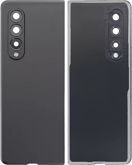 Back Cover Glass Camera Lens Samsung Galaxy Z Fold 3 5g Aftermarket Plus Phantom Black