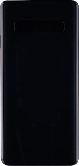 Rückseitiges Glas Kameraobjektiv Samsung Galaxy S10 Service Pack Prisma Schwarz