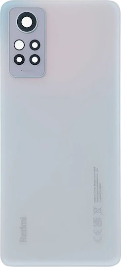 Back Cover Glass Xiaomi Redmi Note 12 Pro 4g Service Pack Polar White