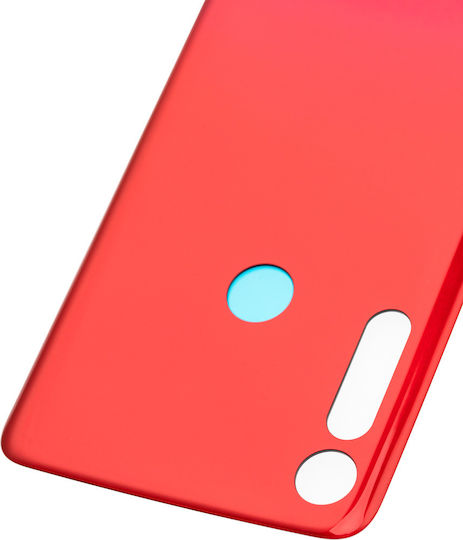 Back Cover Glass Motorola Moto G8 Play Xt2015 2019 Magenta Red