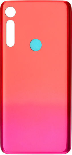 Back Cover Glass Motorola Moto G8 Play Xt2015 2019 Magenta Red