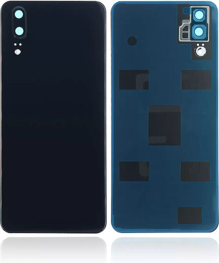 Back Cover Glass Camera Lens Huawei P20 Black